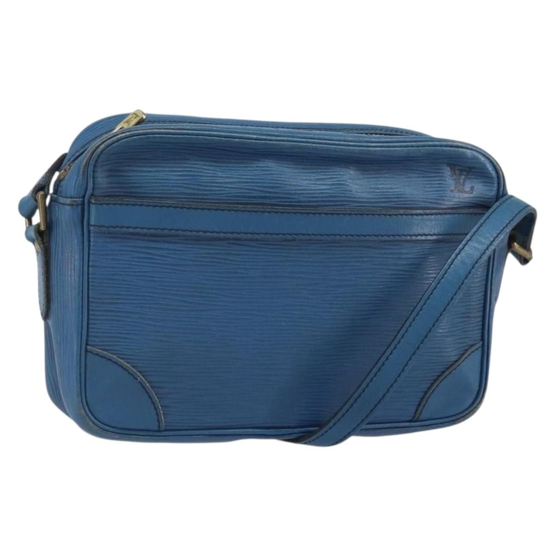 Blue Epi Leather Trocadero 23 Shoulder Bag by Louis Vuitton M52305: Blue Epi Leather Trocadero 23 Shoulder Bag by Louis Vuitton M52305 This Louis Vuitton Epi Trocadero 23 shoulder bag is crafted from blue Epi leather and features an adjustable shoulder strap. The bag 