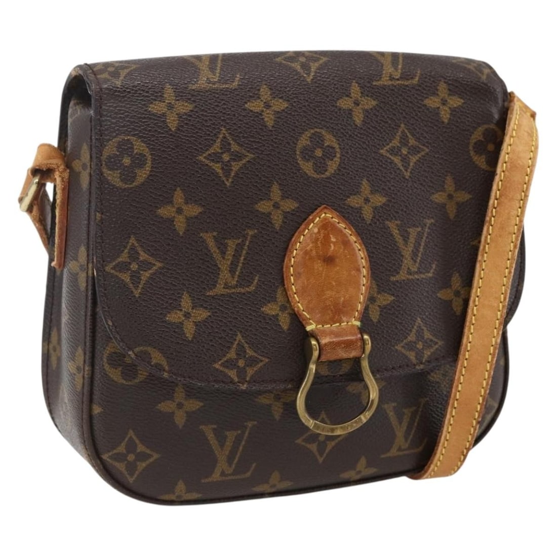 Louis Vuitton M51243 Saint Cloud MM Monogram Canvas Shoulder Bag: Louis Vuitton M51243 Saint Cloud MM Monogram Canvas Shoulder Bag Louis Vuitton Saint Cloud MM shoulder bag in Monogram Canvas, made in France. The bag features the Monogram color/pattern, a shoulder s