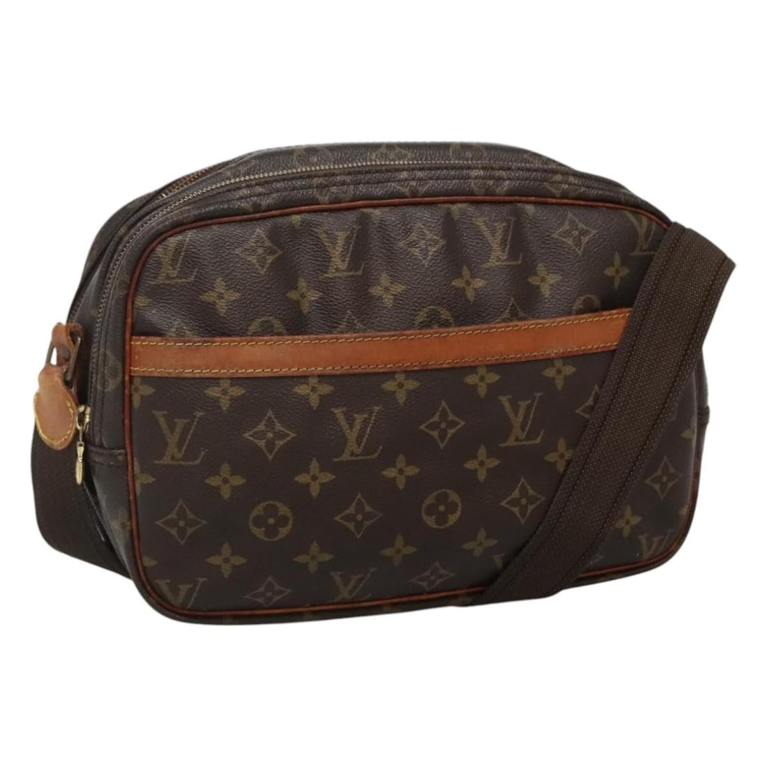 Louis Vuitton Reporter PM Monogram Canvas Shoulder Bag M45254 France: Louis Vuitton Reporter PM Monogram Canvas Shoulder Bag M45254 France This Louis Vuitton Monogram Reporter PM Shoulder Bag features the iconic monogram canvas and is designed for women. The bag is made