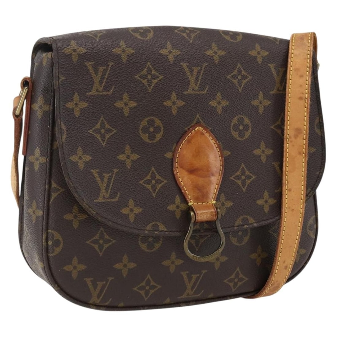 Louis Vuitton M51242 Saint Cloud GM Monogram Canvas Shoulder Bag: Louis Vuitton M51242 Saint Cloud GM Monogram Canvas Shoulder Bag Louis Vuitton Saint Cloud GM shoulder bag in Monogram Canvas, made in France. This women's bag features the Monogram color and measures