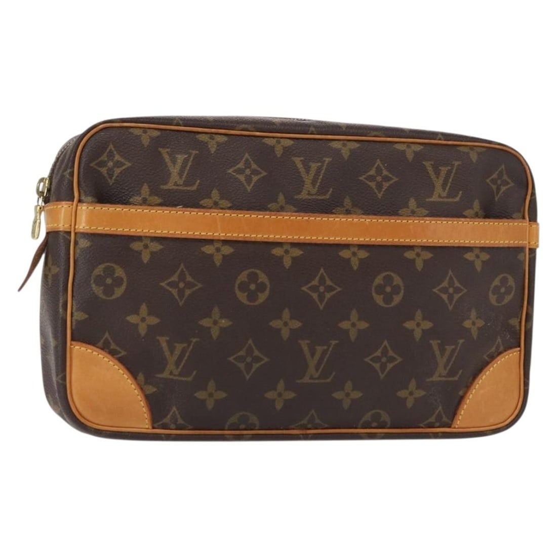 Louis Vuitton Compiegne 28 Monogram Canvas Clutch M51845: Louis Vuitton Compiegne 28 Monogram Canvas Clutch M51845 Louis Vuitton Compiegne 28 clutch bag in Monogram canvas, made in France. This pre-owned piece features the classic Monogram colorway and comes