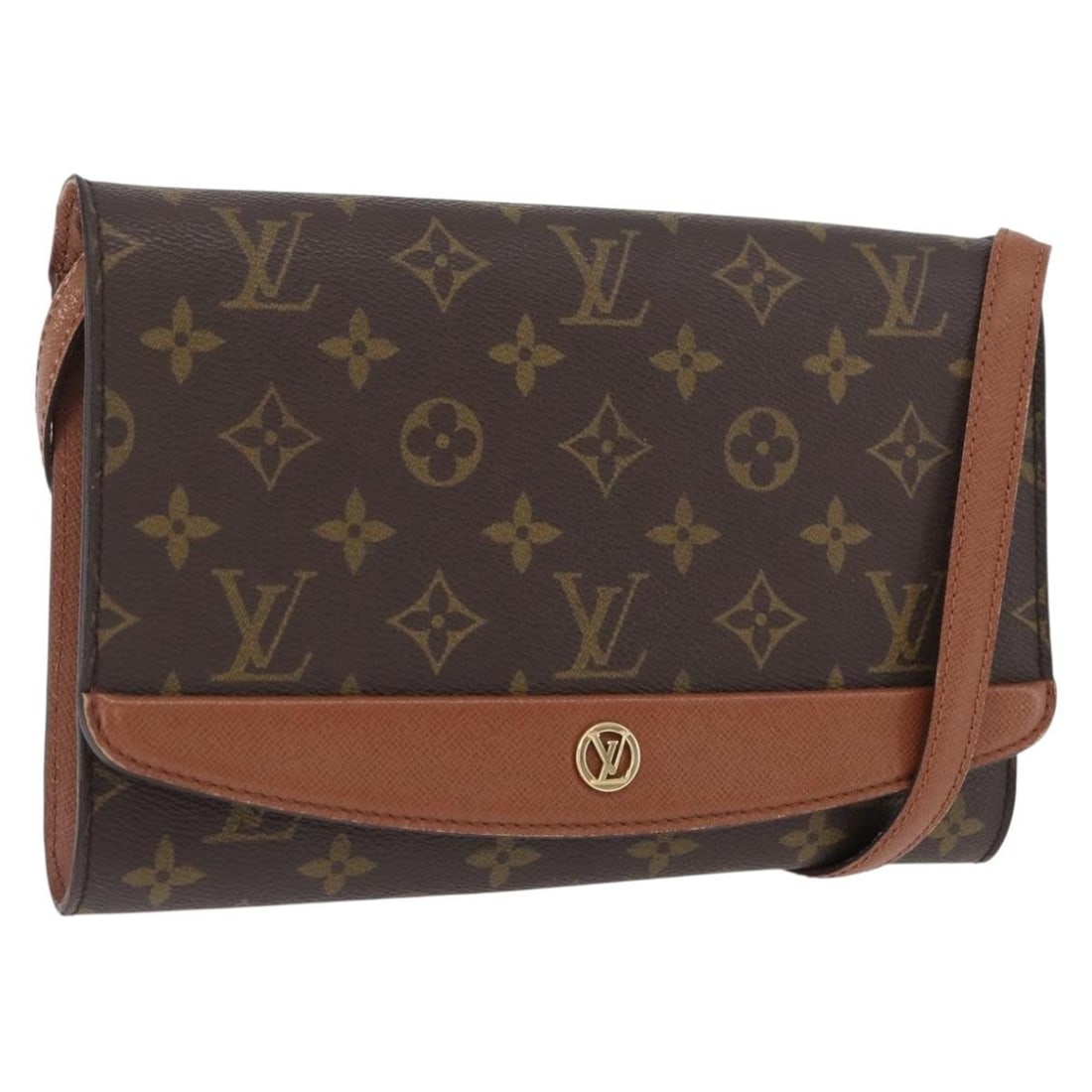 Louis Vuitton M51798 Bordeaux 24 Monogram Canvas Shoulder Bag: Louis Vuitton M51798 Bordeaux 24 Monogram Canvas Shoulder Bag Louis Vuitton shoulder bag in Monogram canvas, presented in Bordeaux color. It comes with a shoulder strap and was made in France. The bag