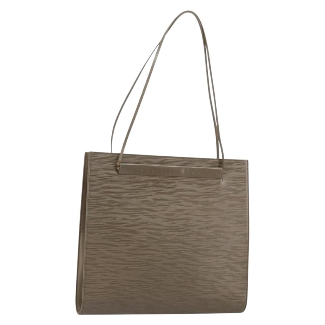 LOUIS VUITTON Epi Saint Tropez Shoulder Bag Gray Lilac M5246B Made in France: LOUIS VUITTON Epi Saint Tropez Shoulder Bag Gray Lilac M5246B Made in France This authentic LOUIS VUITTON Epi Saint Tropez Shoulder Bag showcases a stylish blend of gray and lilac Epi leather, ideal f