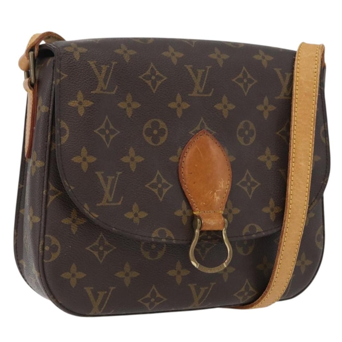 Louis Vuitton M51242 Saint Cloud GM Monogram Canvas Shoulder Bag: Louis Vuitton M51242 Saint Cloud GM Monogram Canvas Shoulder Bag Louis Vuitton Monogram Saint Cloud GM shoulder bag in Monogram Canvas, made in France. This women's shoulder bag features a monogram ex