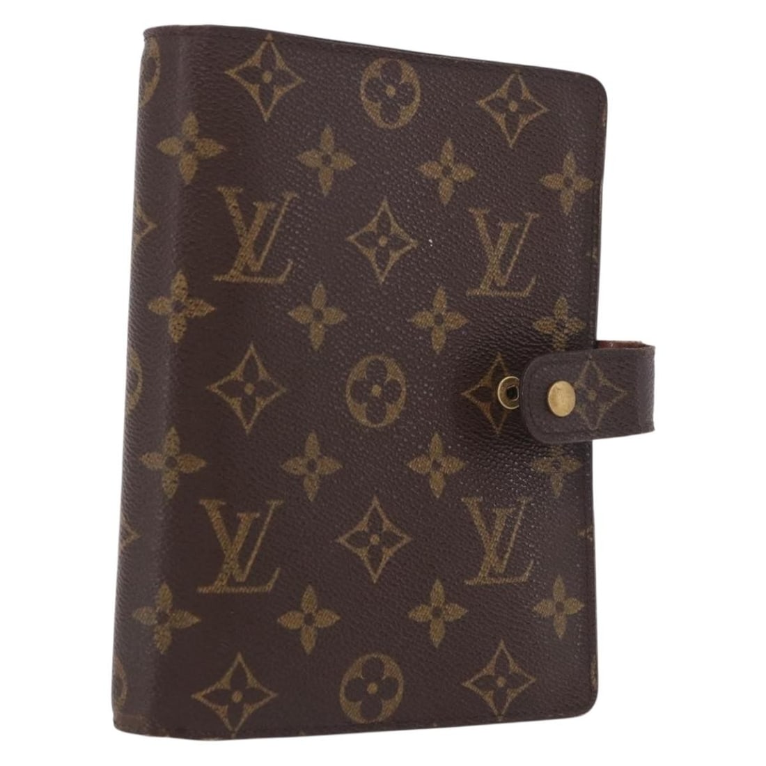 Louis Vuitton R20105 Monogram Canvas MM Agenda Planner Cover: Louis Vuitton R20105 Monogram Canvas MM Agenda Planner Cover Louis Vuitton Monogram Agenda MM day planner cover in Monogram Canvas, made in France. The item is identified by product no. R20105 and ser