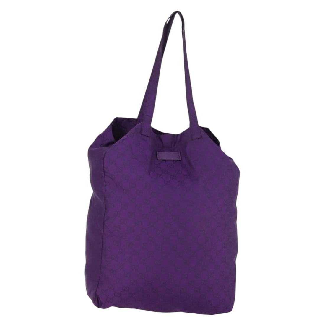 Gucci Purple Nylon GG Canvas Shoulder Bag 281487: Gucci Purple Nylon GG Canvas Shoulder Bag 281487 This is a Gucci GG Canvas shoulder bag crafted from durable purple nylon with signature GG canvas detailing. Designed for women, the bag features a spa