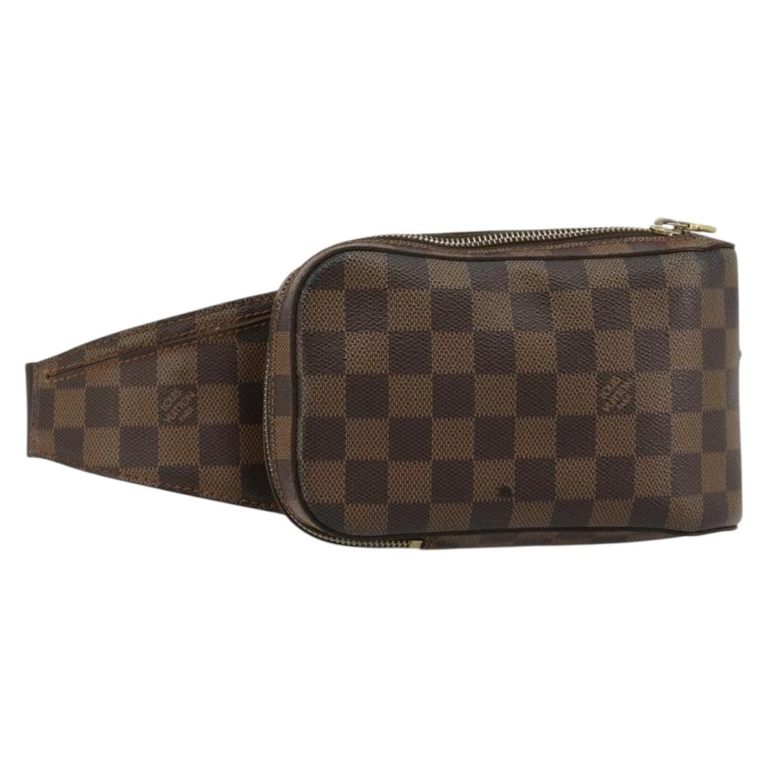 Louis Vuitton N51994 Geronimos Damier Ebene Canvas Shoulder Bag: Louis Vuitton N51994 Geronimos Damier Ebene Canvas Shoulder Bag Louis Vuitton Geronimos shoulder bag in Damier Ebene canvas, made in Spain. Designed for women, this bag features a compact silhouette w