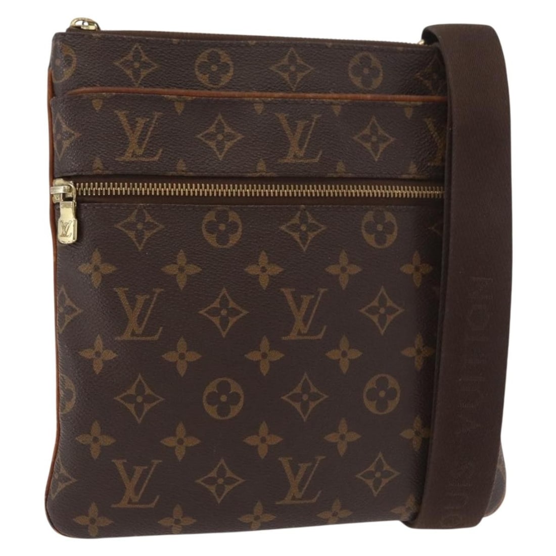 Louis Vuitton M40524 Pochette Valmy Monogram Canvas Shoulder Bag: Louis Vuitton M40524 Pochette Valmy Monogram Canvas Shoulder Bag Louis Vuitton Pochette Valmy shoulder bag in Monogram canvas, made in France. This women's bag features a slim profile with an adjustab