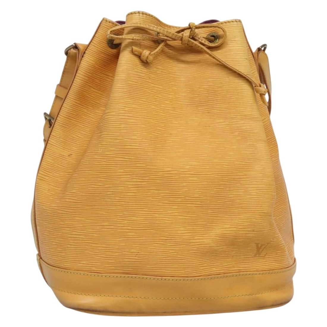 Louis Vuitton Noe Epi Leather Shoulder Bag Tassili Yellow M44009: Louis Vuitton Noe Epi Leather Shoulder Bag Tassili Yellow M44009 This Louis Vuitton Epi Noe shoulder bag is crafted from Epi leather in Tassili Yellow. The bag features a spacious interior, adjustable