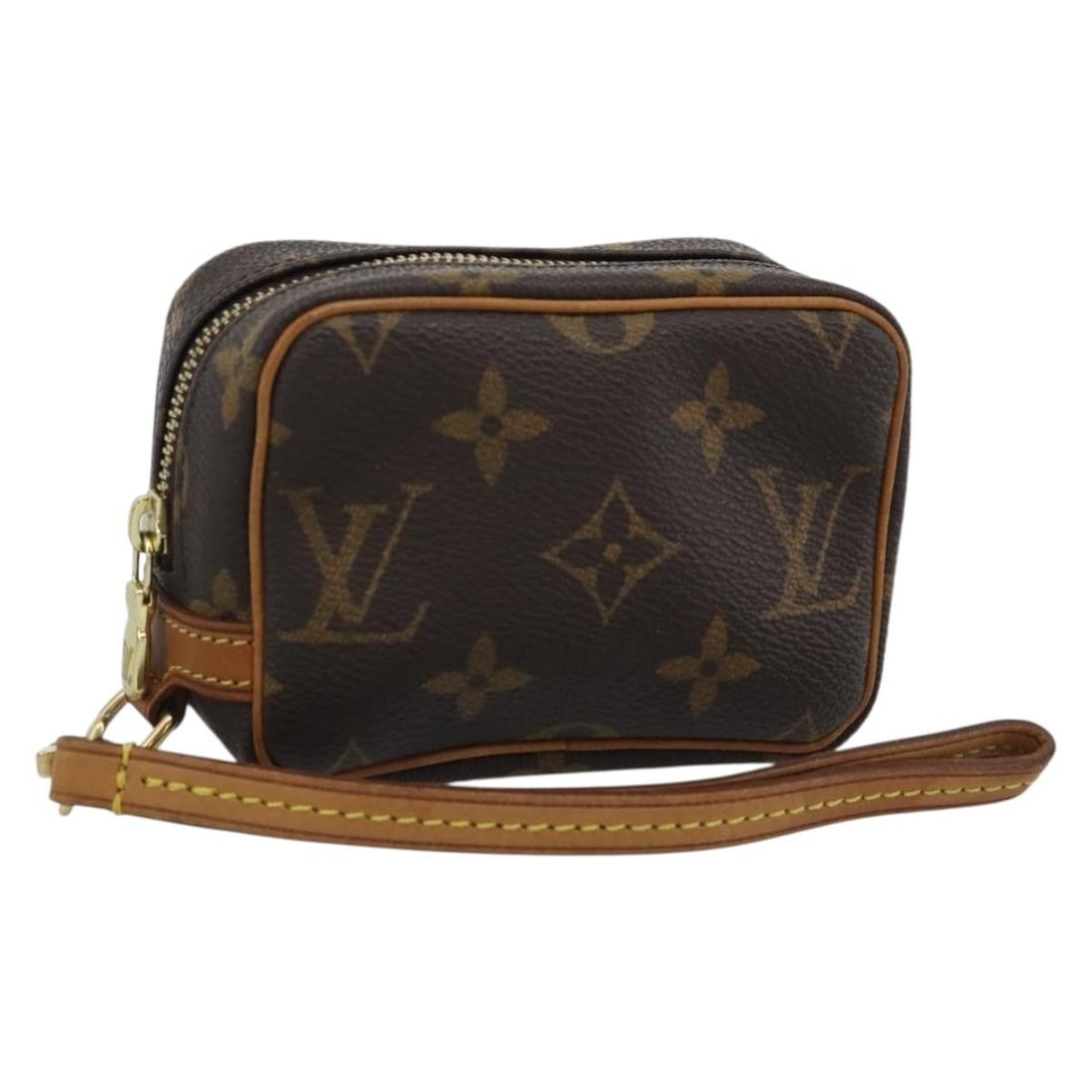 Louis Vuitton M58030 Trousse Wapity Monogram Canvas Pouch: Louis Vuitton M58030 Trousse Wapity Monogram Canvas Pouch Louis Vuitton Monogram Trousse Wapity Pouch in Monogram Canvas, made in France. This pouch features the classic Monogram color and is identifi