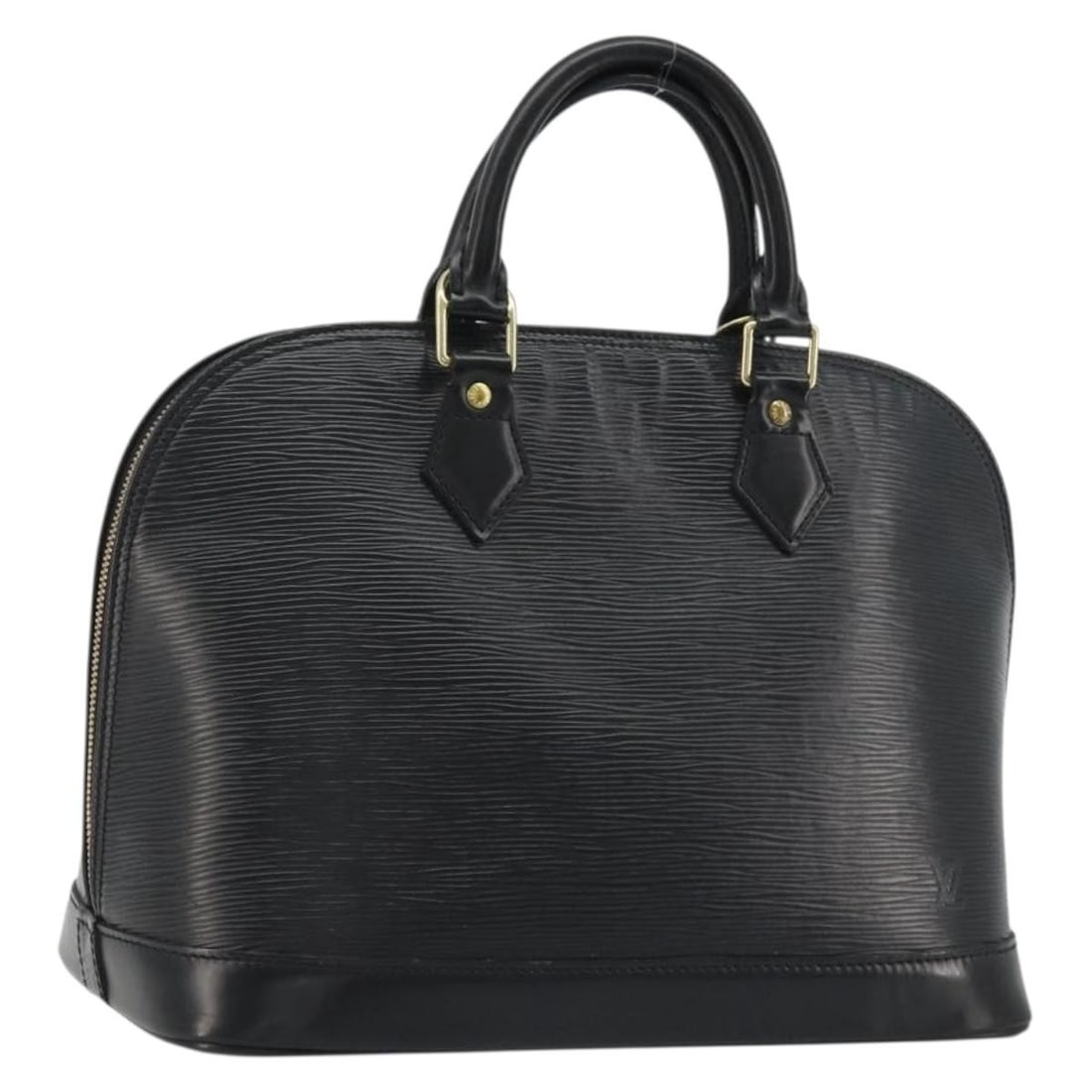 Louis Vuitton Alma M52142 Epi Leather Handbag Noir Black: Louis Vuitton Alma M52142 Epi Leather Handbag Noir Black Louis Vuitton Epi Alma handbag in Noir/Black Epi leather, made in France. The bag is identified by product number M52142 and comes with no item