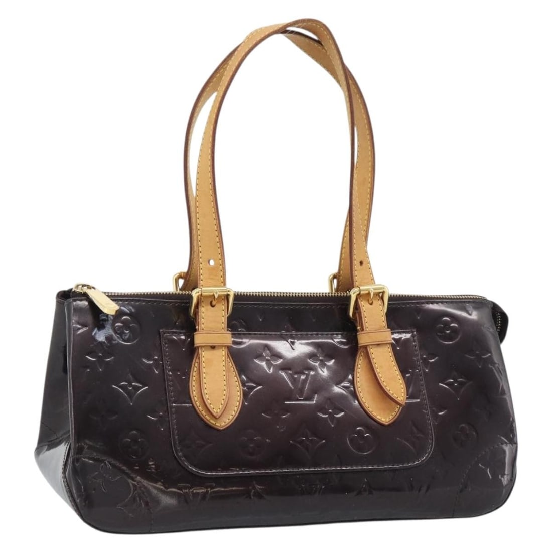 Louis Vuitton Rosewood Avenue Hand Bag Amarante Patent Leather M93510: Louis Vuitton Rosewood Avenue Hand Bag Amarante Patent Leather M93510 Louis Vuitton Monogram Vernis Rosewood Avenue bag in Amarante patent leather. This women's handbag was made in France and comes in