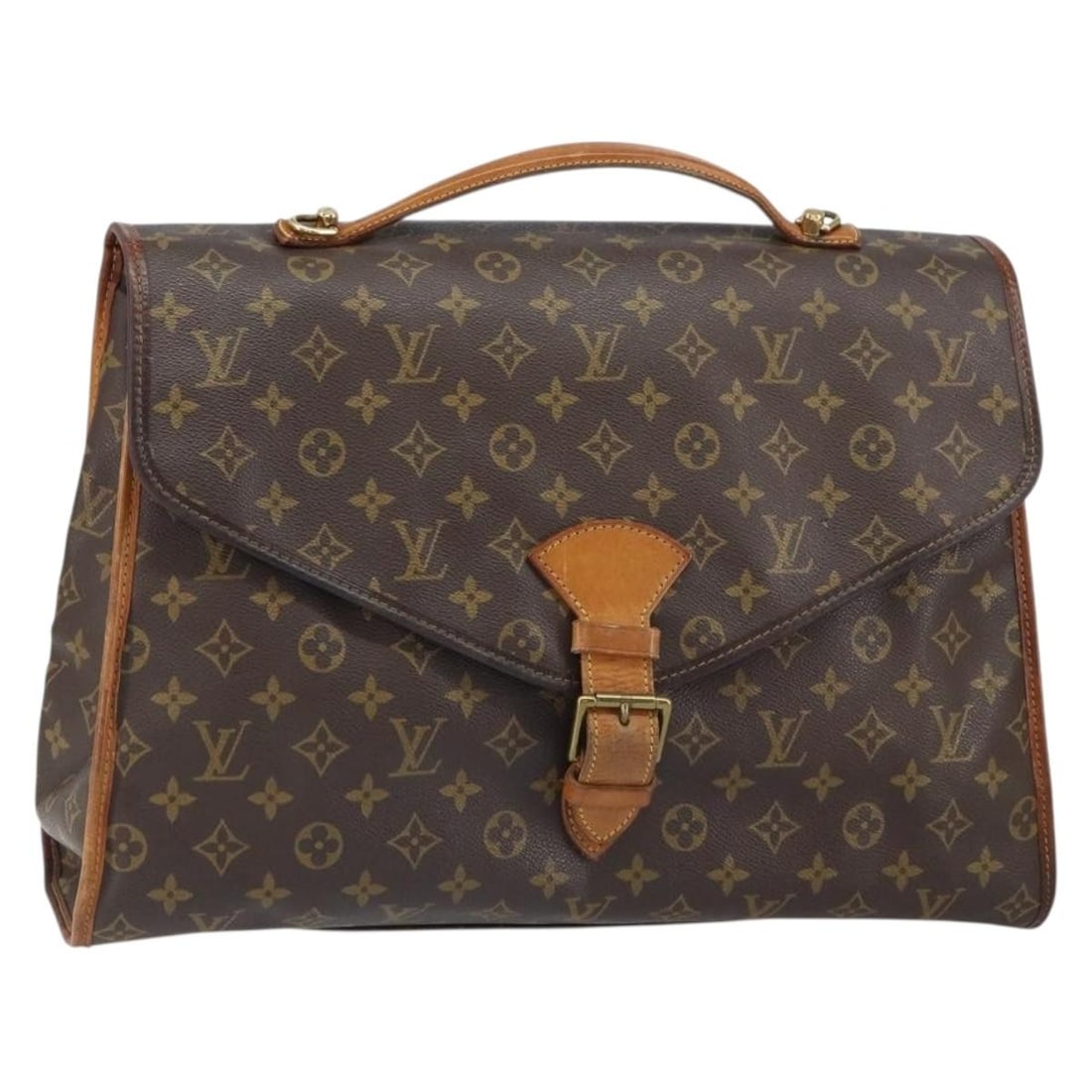 Louis Vuitton Beverly Monogram Canvas Handbag Model M51121: Louis Vuitton Beverly Monogram Canvas Handbag Model M51121 This is a Louis Vuitton Beverly handbag crafted from monogram canvas. The bag features a classic monogram exterior with leather trim and gold