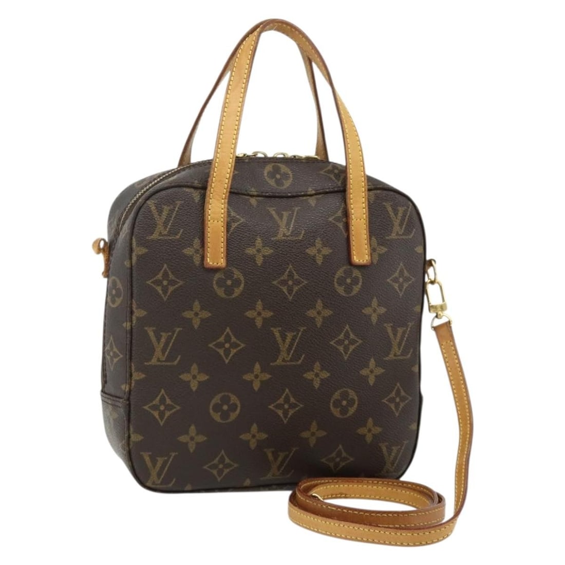 Louis Vuitton Spontini Monogram Canvas Handbag M47500 Shoulder Strap: Louis Vuitton Spontini Monogram Canvas Handbag M47500 Shoulder Strap This Louis Vuitton Monogram Spontini Hand Bag, model M47500, is crafted from the brand's signature monogram canvas. Designed for wo