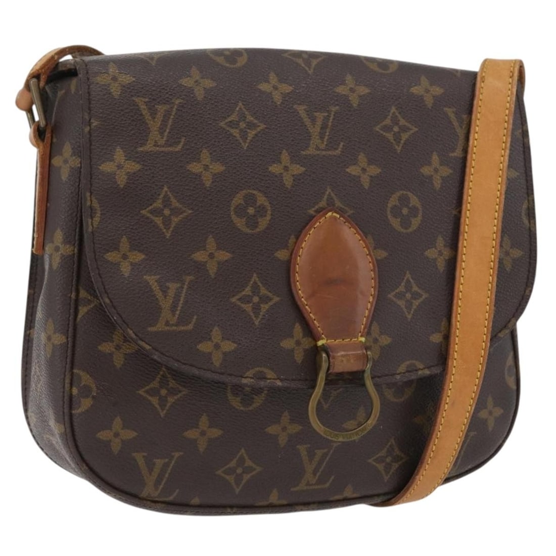 Saint Cloud GM Monogram Canvas Shoulder Bag by Louis Vuitton M51242: Saint Cloud GM Monogram Canvas Shoulder Bag by Louis Vuitton M51242 This is a Louis Vuitton Monogram Saint Cloud GM shoulder bag crafted from monogram canvas. The bag features an adjustable shoulder s