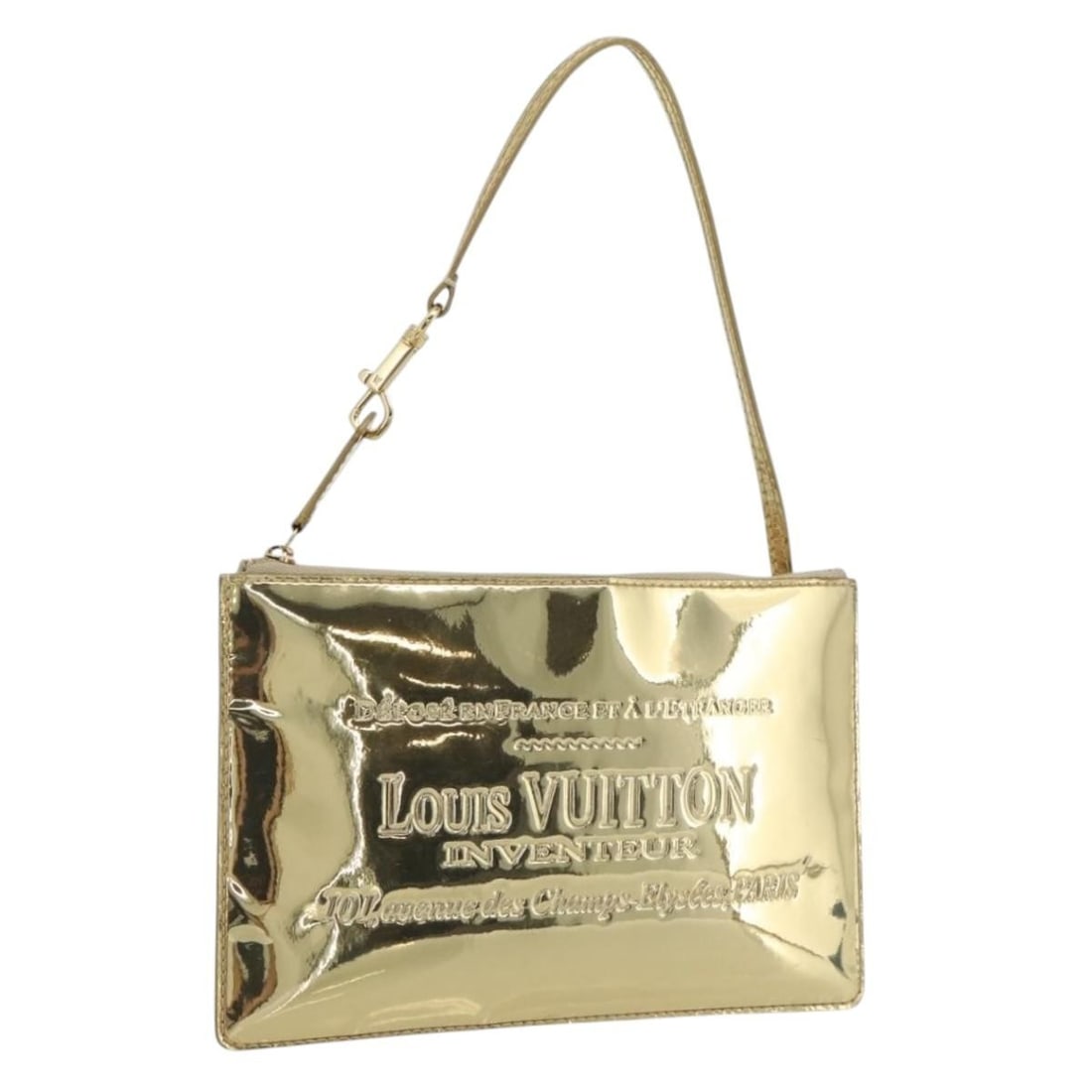 Louis Vuitton M95278 Monogram Miroir Gold Clutch Bag (1 of 18)