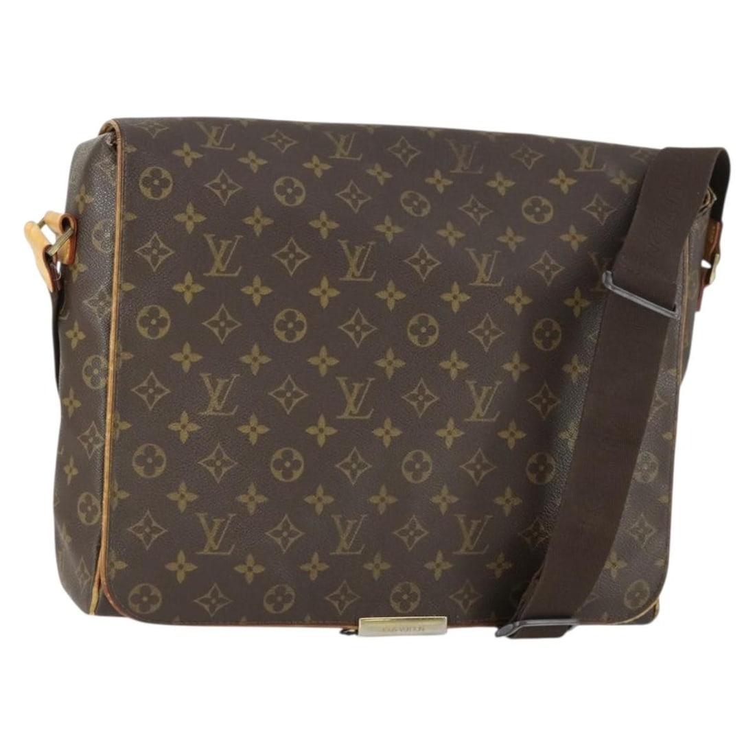 Louis Vuitton Abbesses Monogram Canvas Shoulder Bag M45257 France: Louis Vuitton Abbesses Monogram Canvas Shoulder Bag M45257 France This is a Louis Vuitton Monogram Abbesses shoulder bag, crafted from signature monogram canvas with an adjustable shoulder strap. The 