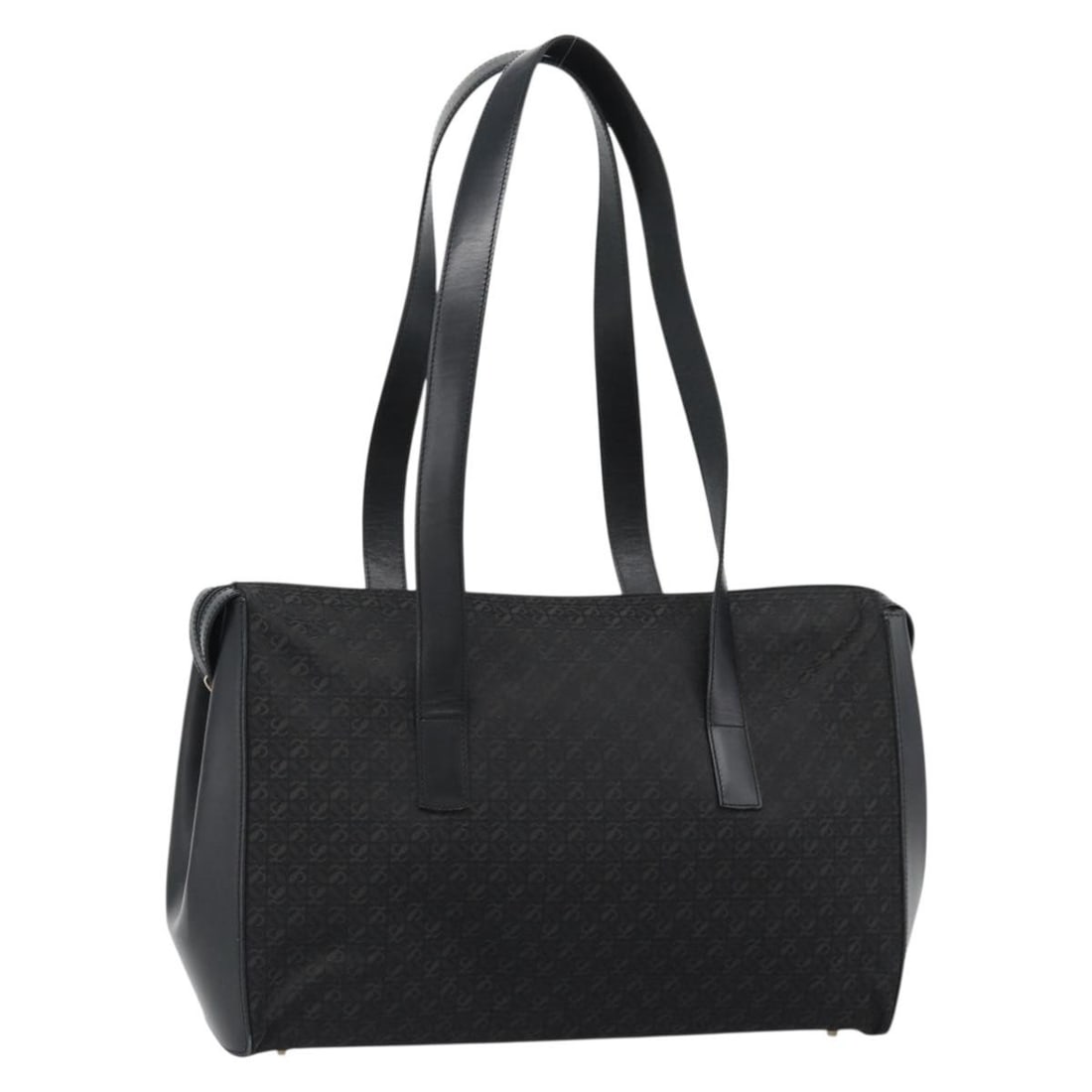 LOEWE Black Gold Canvas Tote Bag Made in Spain: LOEWE Black Gold Canvas Tote Bag Made in Spain Black and gold LOEWE canvas tote bag made in Spain. It measures approximately 35 cm wide, 23 cm high, and 12 cm deep, with a handle drop of approximately
