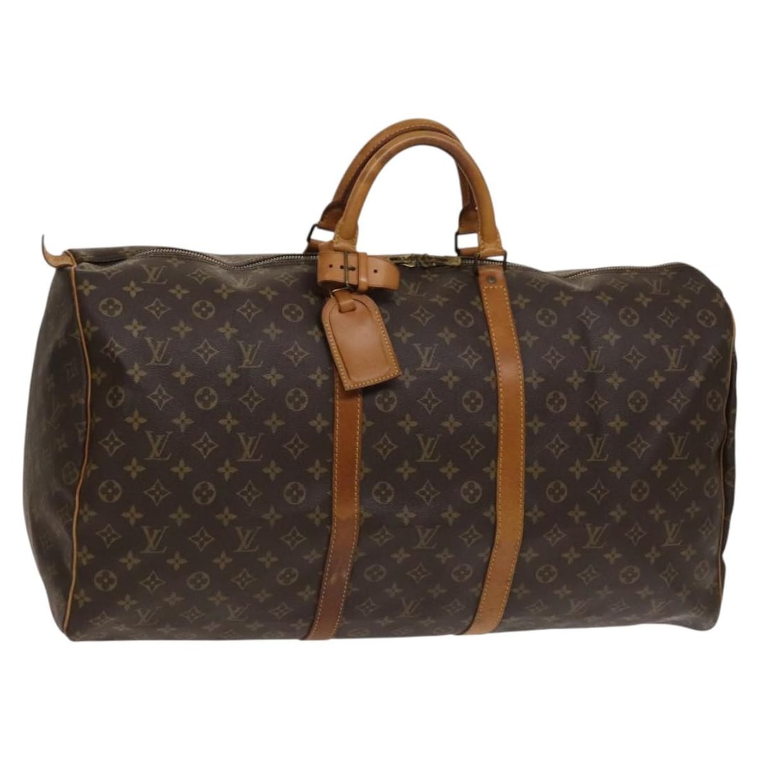 Louis Vuitton Keepall 60 Monogram Canvas Boston Travel Bag M41422: Louis Vuitton Keepall 60 Monogram Canvas Boston Travel Bag M41422 This Louis Vuitton Monogram Keepall 60 Boston Bag features the iconic Monogram Canvas exterior and is designed for women's use. The ba
