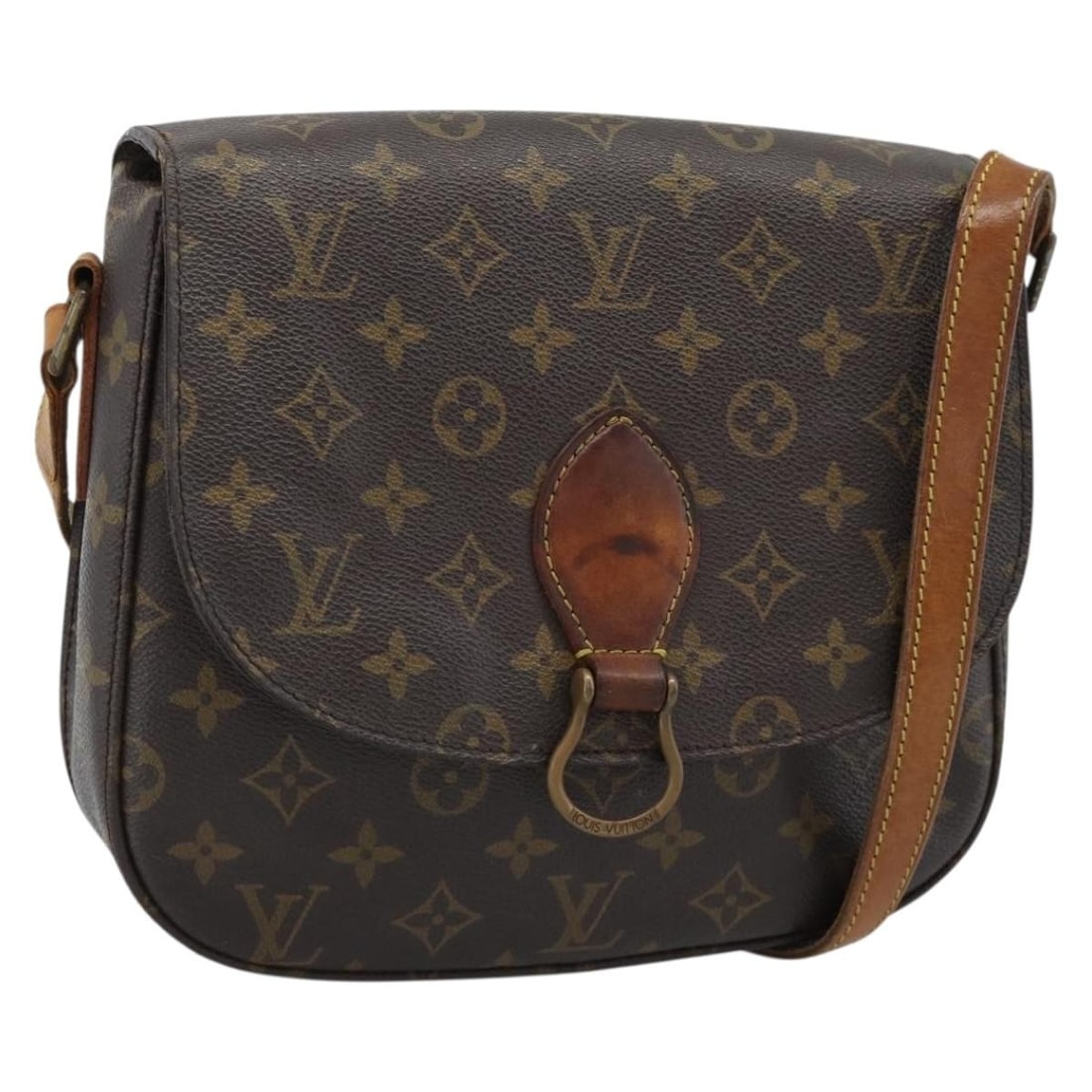 Louis Vuitton M51242 Saint Cloud GM Monogram Canvas Shoulder Bag: Louis Vuitton M51242 Saint Cloud GM Monogram Canvas Shoulder Bag Louis Vuitton Saint Cloud GM shoulder bag in Monogram Canvas, made in France. This women's shoulder bag measures approximately 24 cm W 