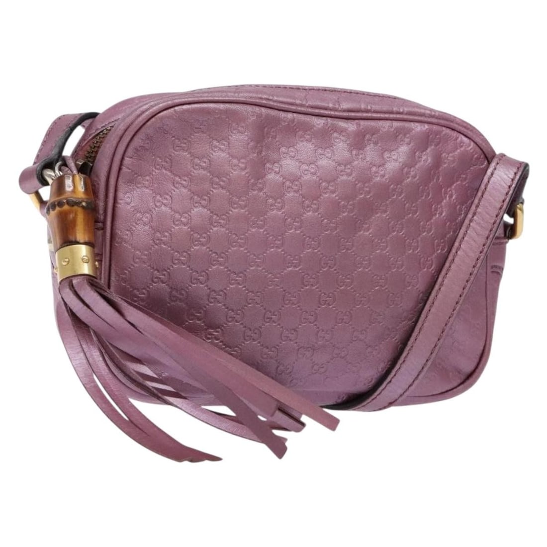 GUCCI 309538 Guccissima Micro GG Leather Shoulder Bag Pink Gold: GUCCI 309538 Guccissima Micro GG Leather Shoulder Bag Pink Gold Gucci shoulder bag in pink leather and Micro GG canvas with gold-tone coloring. Made in Italy, this women's bag is offered as the item o