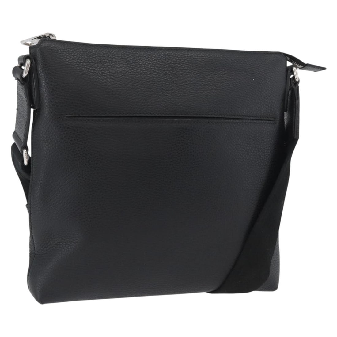 Gucci 394915 Black Leather Shoulder Bag with Silver Accents: Gucci 394915 Black Leather Shoulder Bag with Silver Accents This is a GUCCI shoulder bag crafted from black leather, featuring silver-tone accents. The bag is designed for women and offers a sleek, re