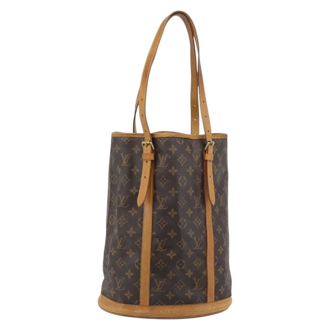 Louis Vuitton M42236 Monogram Canvas GM Bucket Shoulder Bag: Louis Vuitton M42236 Monogram Canvas GM Bucket Shoulder Bag A Louis Vuitton Monogram Bucket GM shoulder bag in Monogram Canvas, made in France. This pre-owned bag is identified by product no. M42236 a
