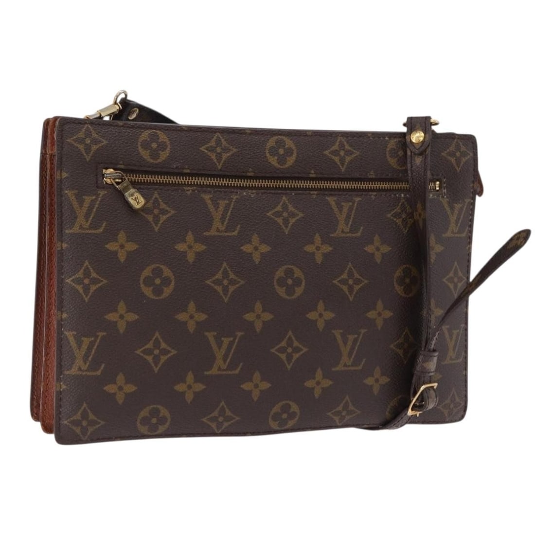 Louis Vuitton M51205 Angian Monogram Canvas Shoulder Bag France: Louis Vuitton M51205 Angian Monogram Canvas Shoulder Bag France Louis Vuitton Monogram Angian shoulder bag in Monogram Canvas, made in France. The bag measures approximately W27 cm x H18.5 cm x D5 cm 