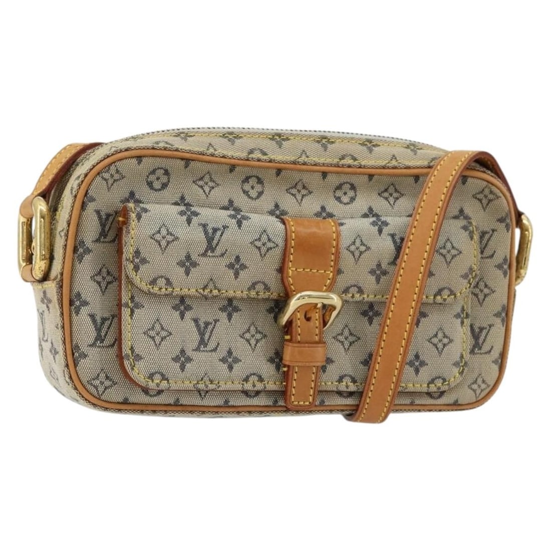 Louis Vuitton M92004 Juliet MM Blue Monogram Mini Shoulder Bag: Louis Vuitton M92004 Juliet MM Blue Monogram Mini Shoulder Bag Louis Vuitton Monogram Mini Juliet MM shoulder bag in blue Monogram Mini canvas, made in France. This women's shoulder bag includes only 