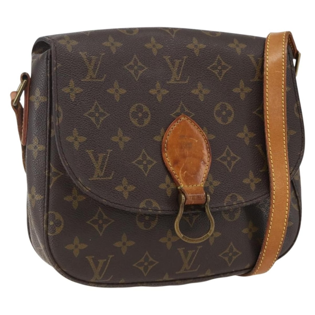 Monogram Canvas Louis Vuitton Saint Cloud GM Shoulder Bag M51242: Monogram Canvas Louis Vuitton Saint Cloud GM Shoulder Bag M51242 This Louis Vuitton Monogram Saint Cloud GM Shoulder Bag features the iconic monogram canvas exterior with a shoulder strap offering an 