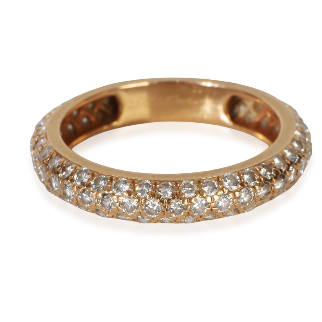 Cartier 150th Anniversary 18k Rose Gold Diamond Band Ring Size 6.25 (1 of 3)