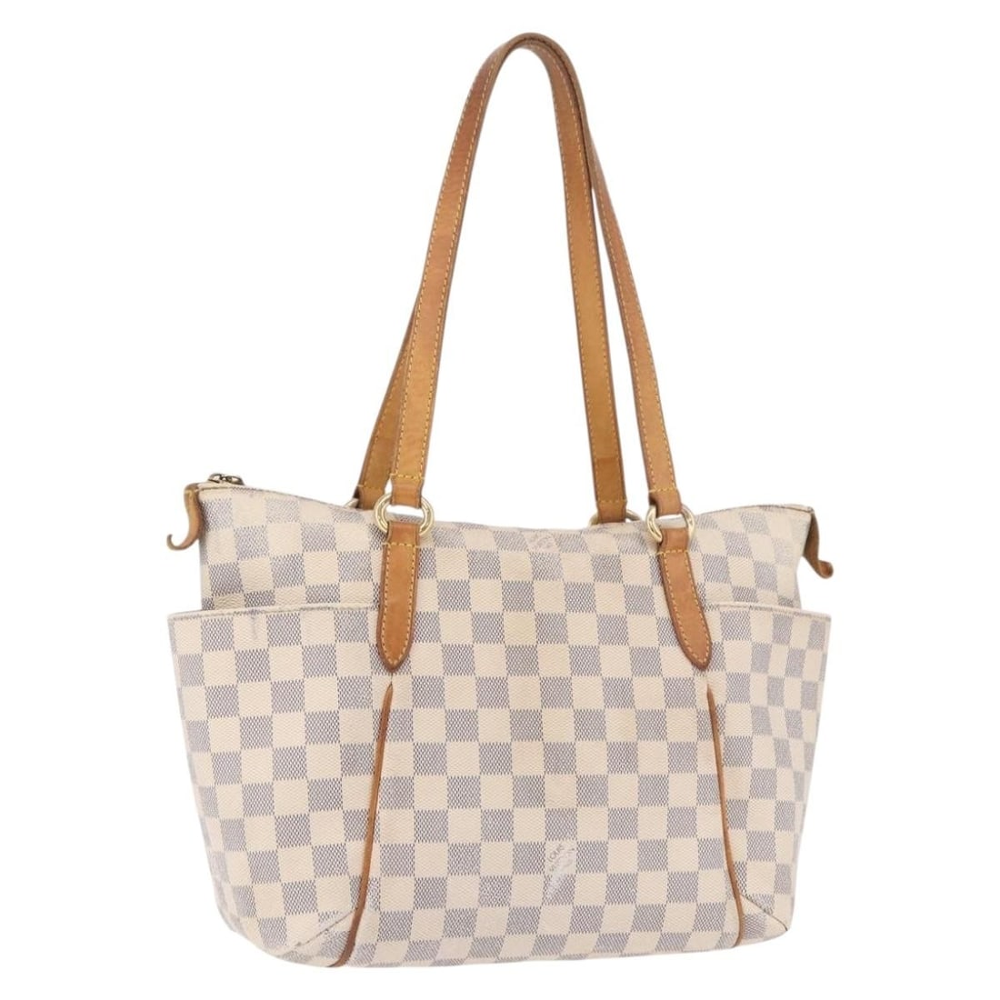 Louis Vuitton N41280 Totally PM Damier Azur Canvas Tote: Louis Vuitton N41280 Totally PM Damier Azur Canvas Tote Louis Vuitton Totally PM tote bag in Damier Azur canvas, made in France. This women's tote features a shoulder drop for comfortable carry. Condi