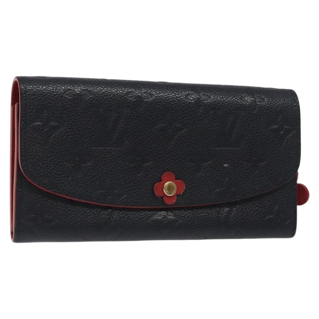 Louis Vuitton M68327 Emily long wallet in Marine Rouge leather (1 of 18)