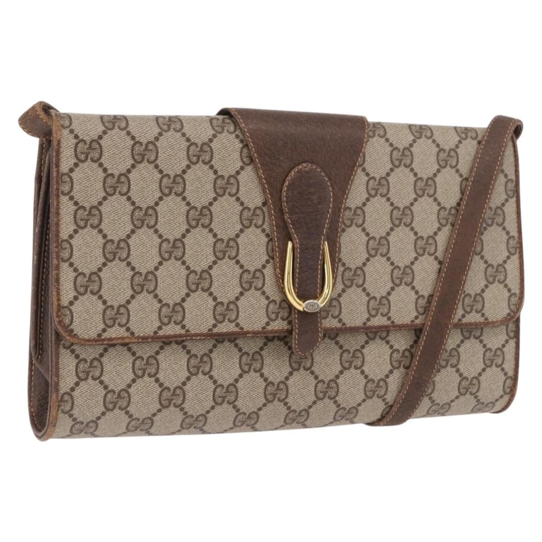 Gucci 904 02 050 GG Supreme PVC Shoulder Bag Beige Gold: Gucci 904 02 050 GG Supreme PVC Shoulder Bag Beige Gold Gucci GG Supreme shoulder bag in beige and gold, made from PVC leather and GG canvas. Made in Italy, this bag features a shoulder strap with an 