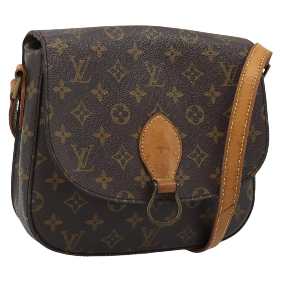 Louis Vuitton M51242 Saint Cloud GM Monogram Canvas Shoulder Bag: Louis Vuitton M51242 Saint Cloud GM Monogram Canvas Shoulder Bag Louis Vuitton Saint Cloud GM shoulder bag in Monogram Canvas, made in France. This pre-owned bag features the classic Monogram color an