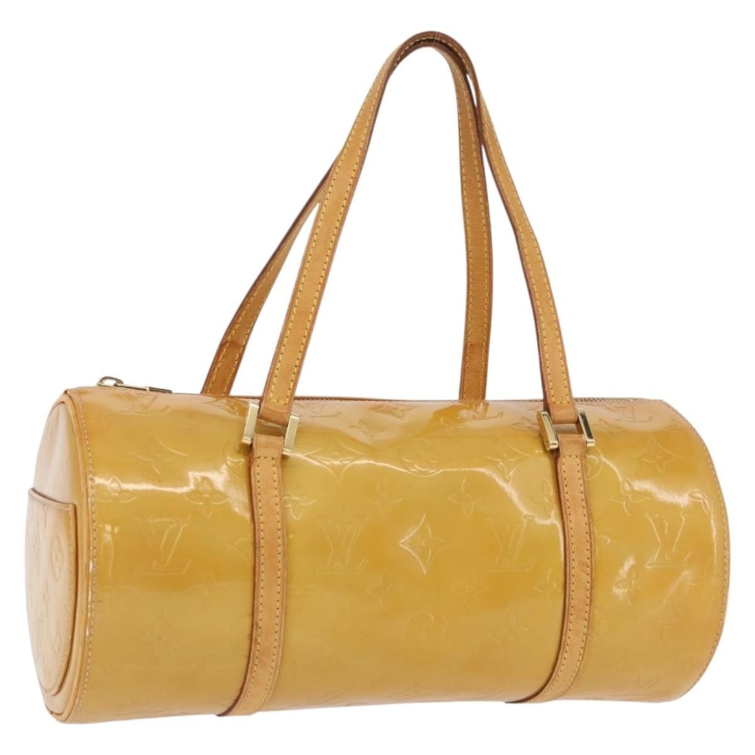 Louis Vuitton Bedford Vernis Handbag Beige Patent Leather M91006: Louis Vuitton Bedford Vernis Handbag Beige Patent Leather M91006 Louis Vuitton Monogram Vernis Bedford handbag in beige patent leather. Made in France, this style is identified by product no. M91006 a