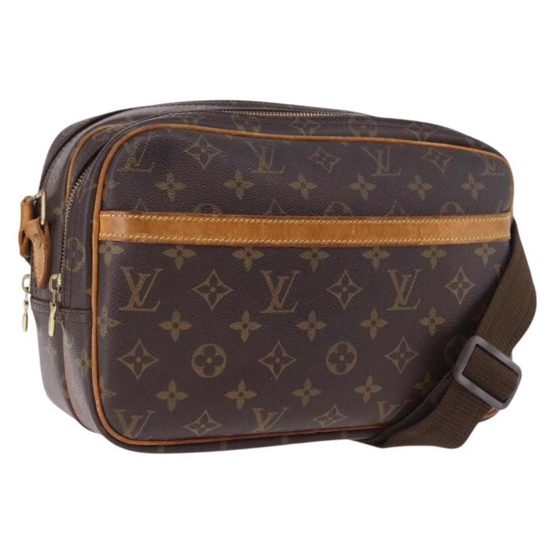 Louis Vuitton M45254 Reporter PM Monogram Canvas Shoulder Bag: Louis Vuitton M45254 Reporter PM Monogram Canvas Shoulder Bag This Louis Vuitton Reporter PM shoulder bag features the Monogram Canvas in the classic Monogram colorway. It is a shoulder bag made in Fr