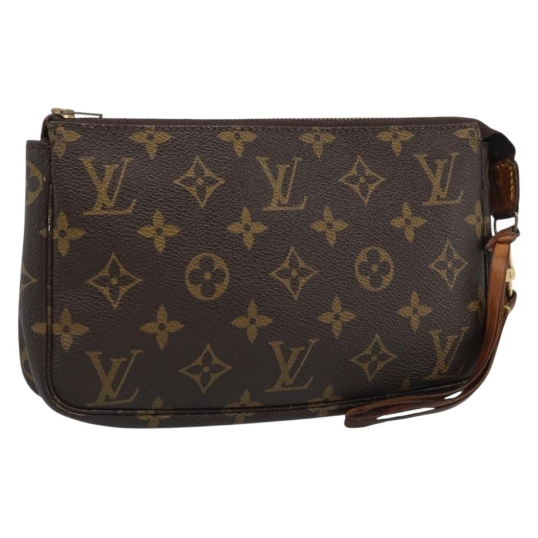 Louis Vuitton M51980 Monogram Canvas Pochette Accessoires Pouch France: Louis Vuitton M51980 Monogram Canvas Pochette Accessoires Pouch France A Louis Vuitton Monogram Accessory Pouch in Monogram Canvas, style M51980, made in France. The pouch measures approximately W21 c
