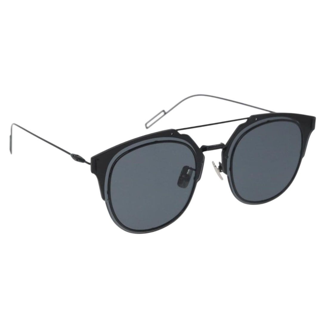 Christian Dior Metal Black Women's Sunglasses Made in Italy (1 of 14)