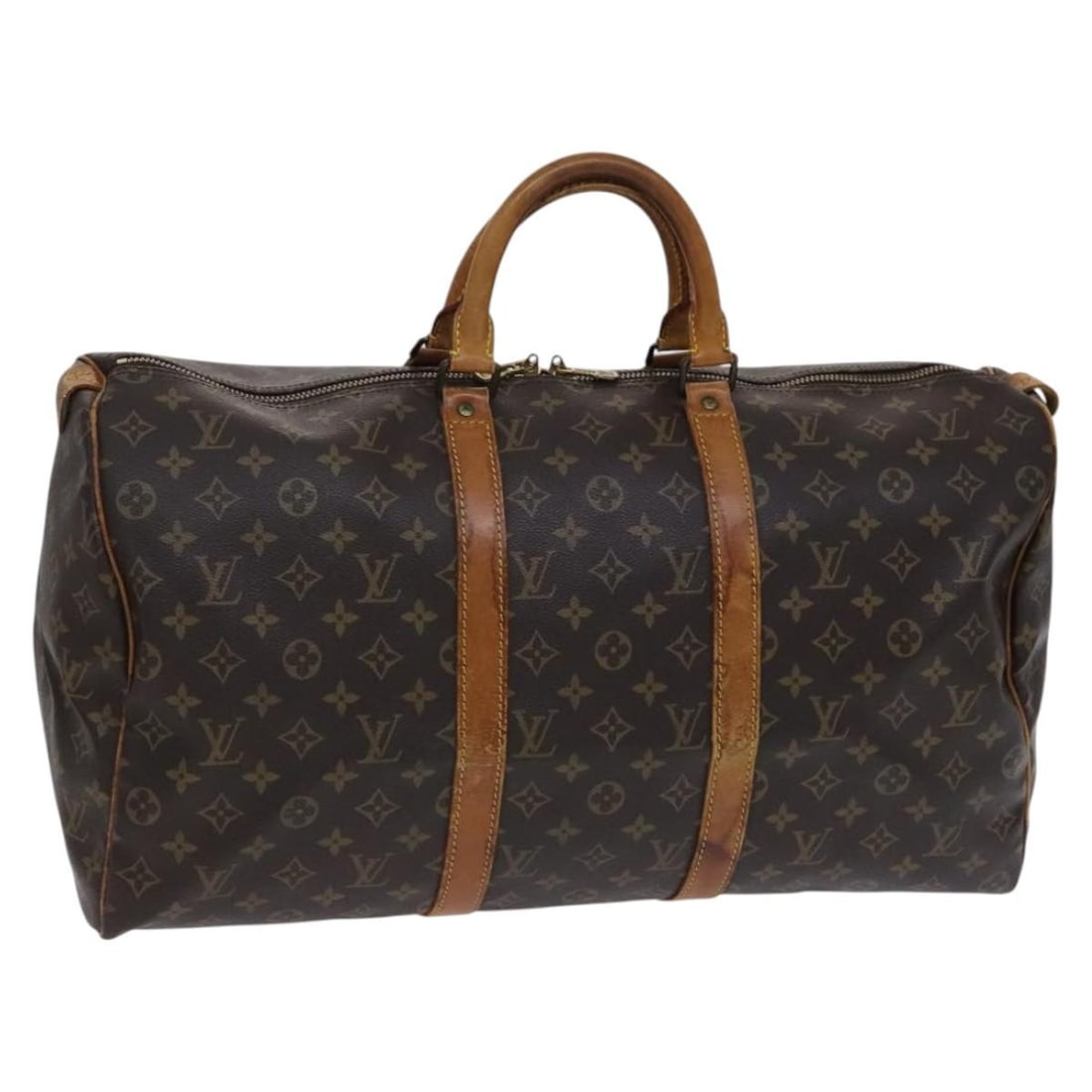 Louis Vuitton M41426 Keepall 50 Monogram Canvas Boston Bag: Louis Vuitton M41426 Keepall 50 Monogram Canvas Boston Bag Louis Vuitton Keepall 50 Boston Bag in Monogram Canvas, made in France. This bag is presented in Monogram color with a Boston Bag style and i