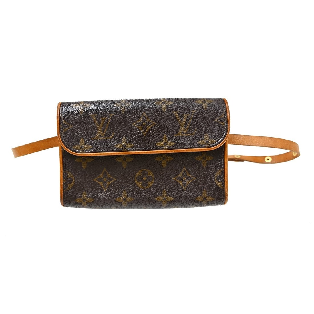 Louis Vuitton Pochette Florentine XS Monogram Waist Bag M51855: Louis Vuitton Pochette Florentine XS Monogram Waist Bag M51855 Louis Vuitton Pochette Florentine Bum Bag in brown Monogram canvas and leather, designed in a small size with a magnetic snap closure and