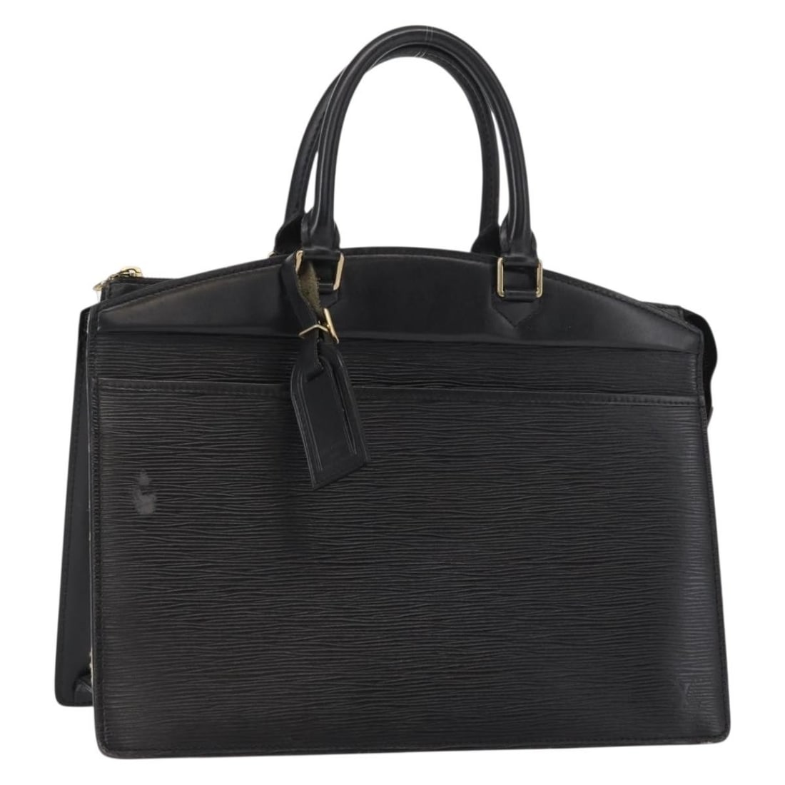 LOUIS VUITTON Epi Riviera Hand Bag Noir Black M48182 Authentic: LOUIS VUITTON Epi Riviera Hand Bag Noir Black M48182 Authentic This authentic Louis Vuitton Epi Riviera Hand Bag in Noir Black (M48182) is a stylish and sophisticated accessory crafted from durable Ep