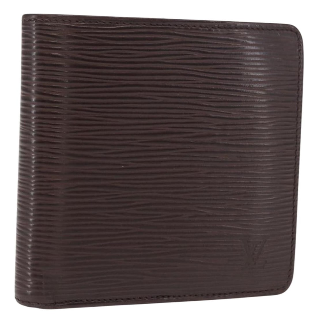 Louis Vuitton Epi Marco Mocha Patent Leather Bifold Wallet M6354D: Louis Vuitton Epi Marco Mocha Patent Leather Bifold Wallet M6354D This Louis Vuitton Epi Portefeuille Marco bifold wallet features a mocha-colored patent leather exterior and a compact, square design.