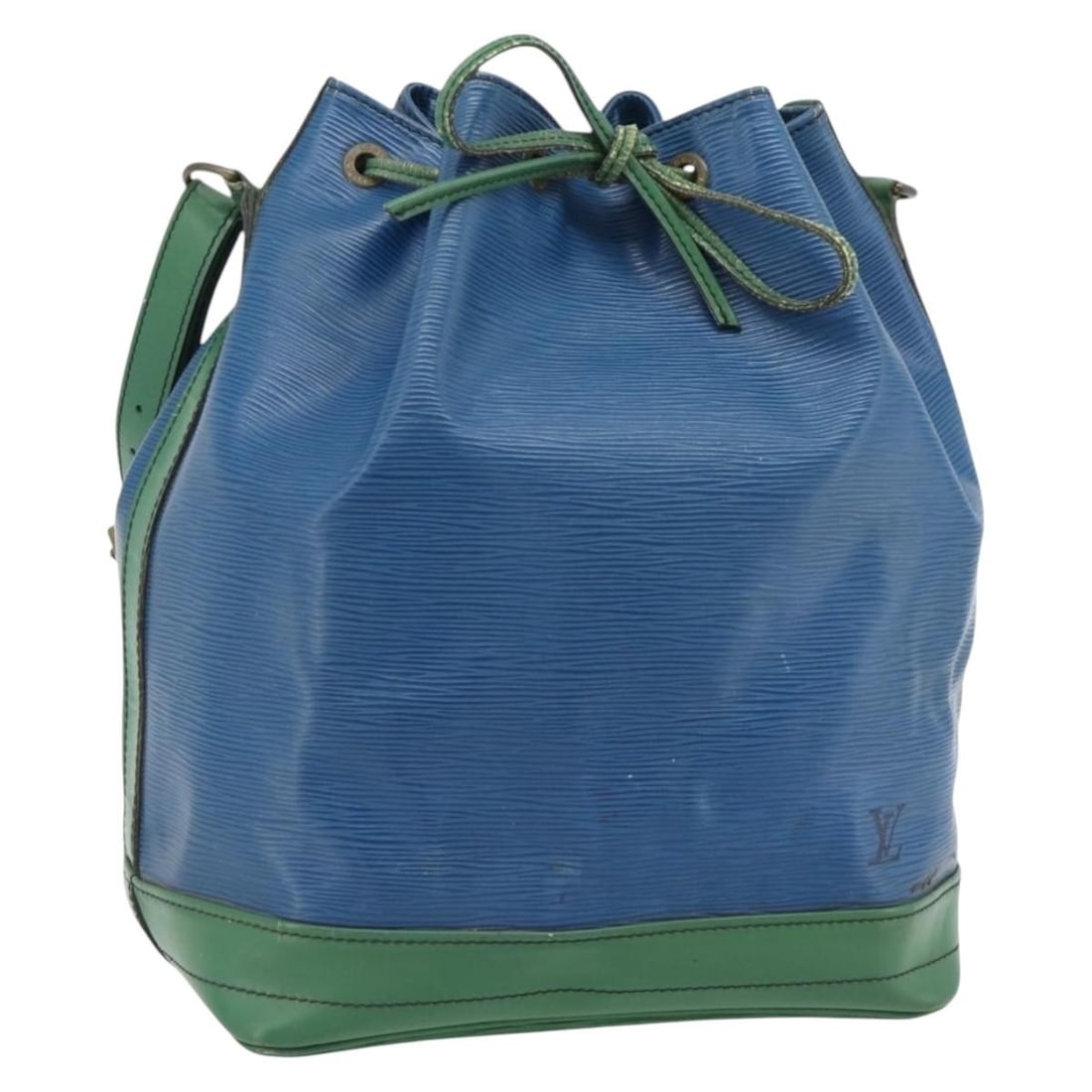 Louis Vuitton Noe M44044 Epi Leather Shoulder Bag Green Blue: Louis Vuitton Noe M44044 Epi Leather Shoulder Bag Green Blue Louis Vuitton Epi Noe shoulder bag in green and blue Epi leather. Made in France, this bag features a shoulder bag style and includes the l