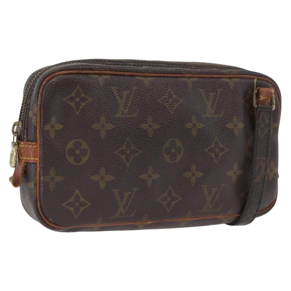 Monogram Canvas Shoulder Bag Louis Vuitton Marly Bandouliere M51828: Monogram Canvas Shoulder Bag Louis Vuitton Marly Bandouliere M51828 The Louis Vuitton Monogram Marly Bandouliere Shoulder Bag features the signature monogram canvas exterior and is designed for women.