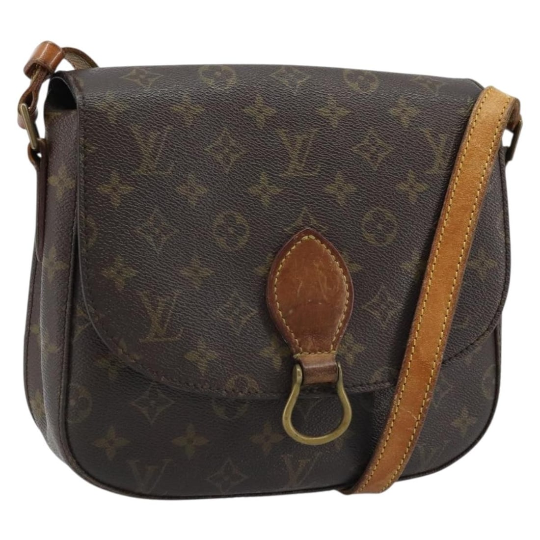 Louis Vuitton Saint Cloud GM Monogram Canvas Shoulder Bag M51242: Louis Vuitton Saint Cloud GM Monogram Canvas Shoulder Bag M51242 Louis Vuitton Monogram Saint Cloud GM shoulder bag in Monogram Canvas, made in France. This pre-owned bag is style M51242 and features 