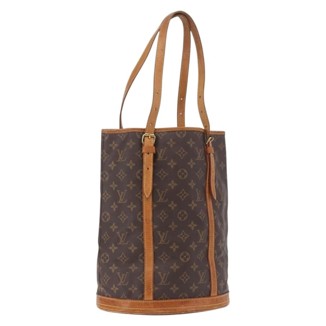 Louis Vuitton M42236 Monogram Canvas Bucket GM Shoulder Bag: Louis Vuitton M42236 Monogram Canvas Bucket GM Shoulder Bag Louis Vuitton Monogram Bucket GM shoulder bag in monogram canvas, made in France. This women's bag features an adjustable shoulder strap and