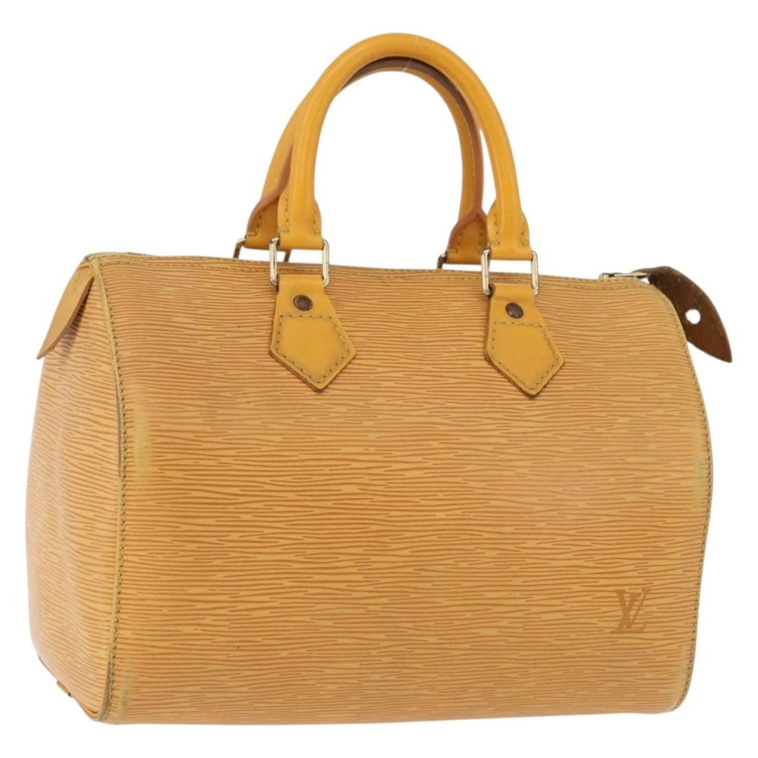 Louis Vuitton Speedy 25 Epi Leather Handbag Tassili Yellow M43019: Louis Vuitton Speedy 25 Epi Leather Handbag Tassili Yellow M43019 Louis Vuitton Epi Speedy 25 handbag in Tassili Yellow, made from Epi leather and made in France. It comes with a dust bag and is ident