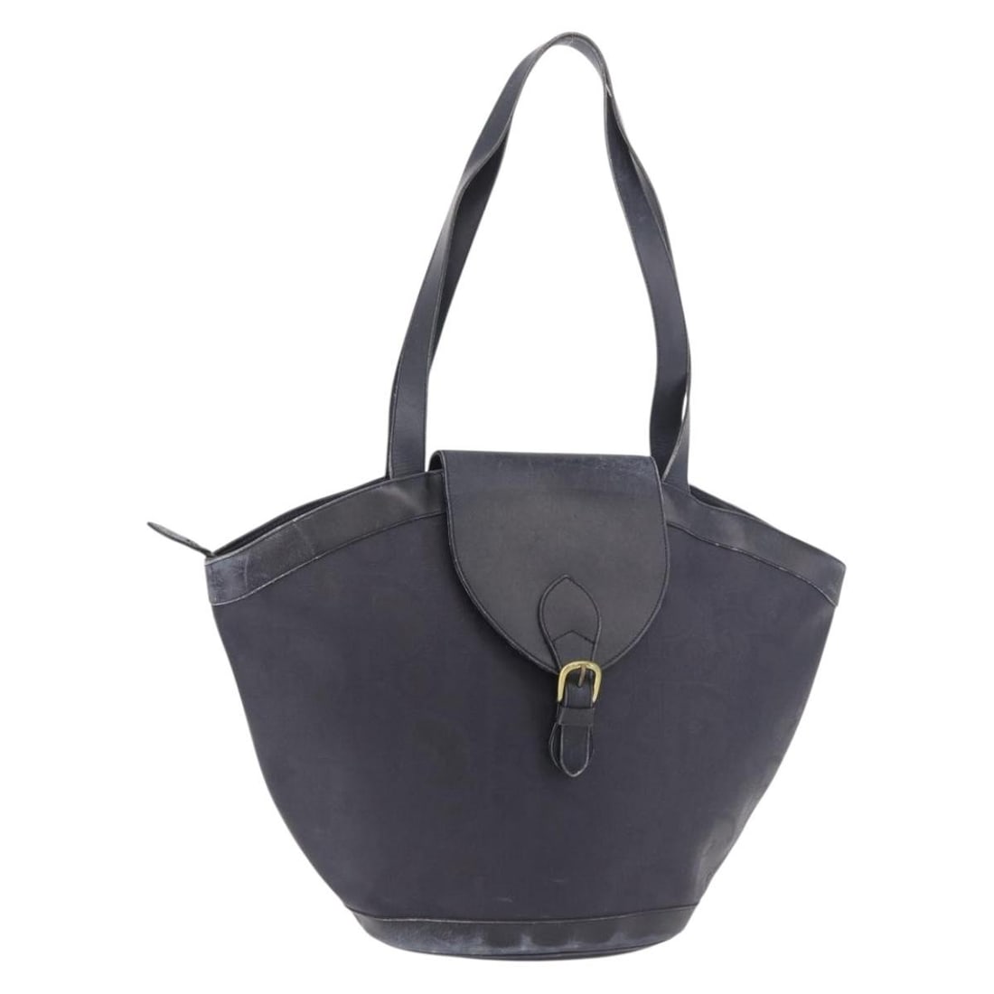 Christian Dior Trotter Canvas Tote Purse Navy Gold France: Christian Dior Trotter Canvas Tote Purse Navy Gold France Christian Dior tote bag in Trotter Canvas with a navy and gold color scheme. Made in France, this women's bag features a structured tote style