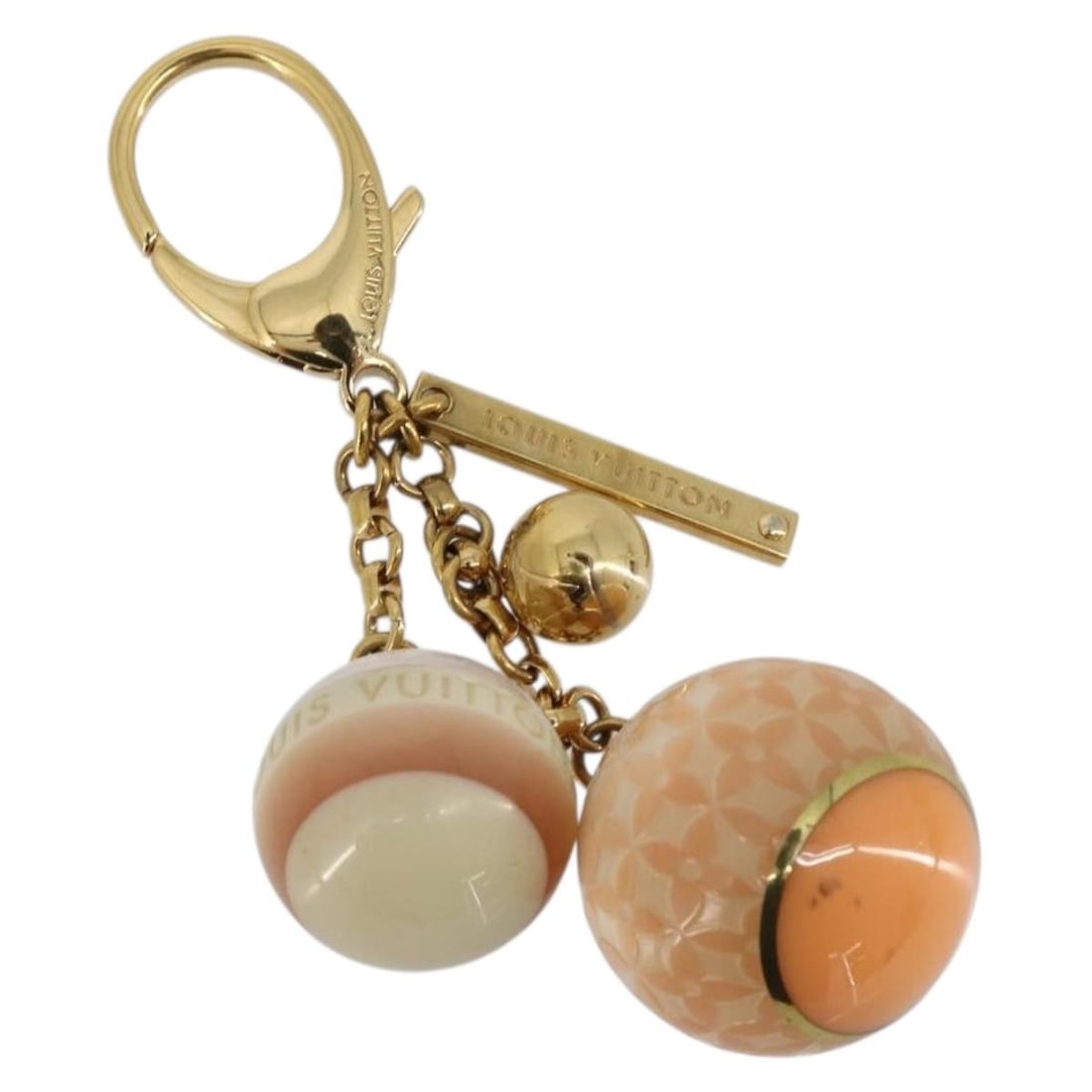 Louis Vuitton M95507 Mini Run Croisette Gold Metal Bag Charm: Louis Vuitton M95507 Mini Run Croisette Gold Metal Bag Charm Louis Vuitton metal charm in gold color, styled as a Bijoux Sac Mini Run Croisette charm. It comes with a dust bag and item box. The piece 